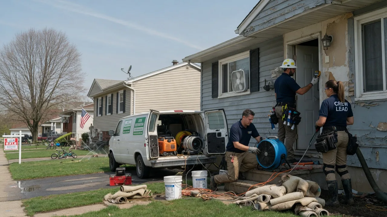 Flood Cleanup in East Rutherford, NJ near me